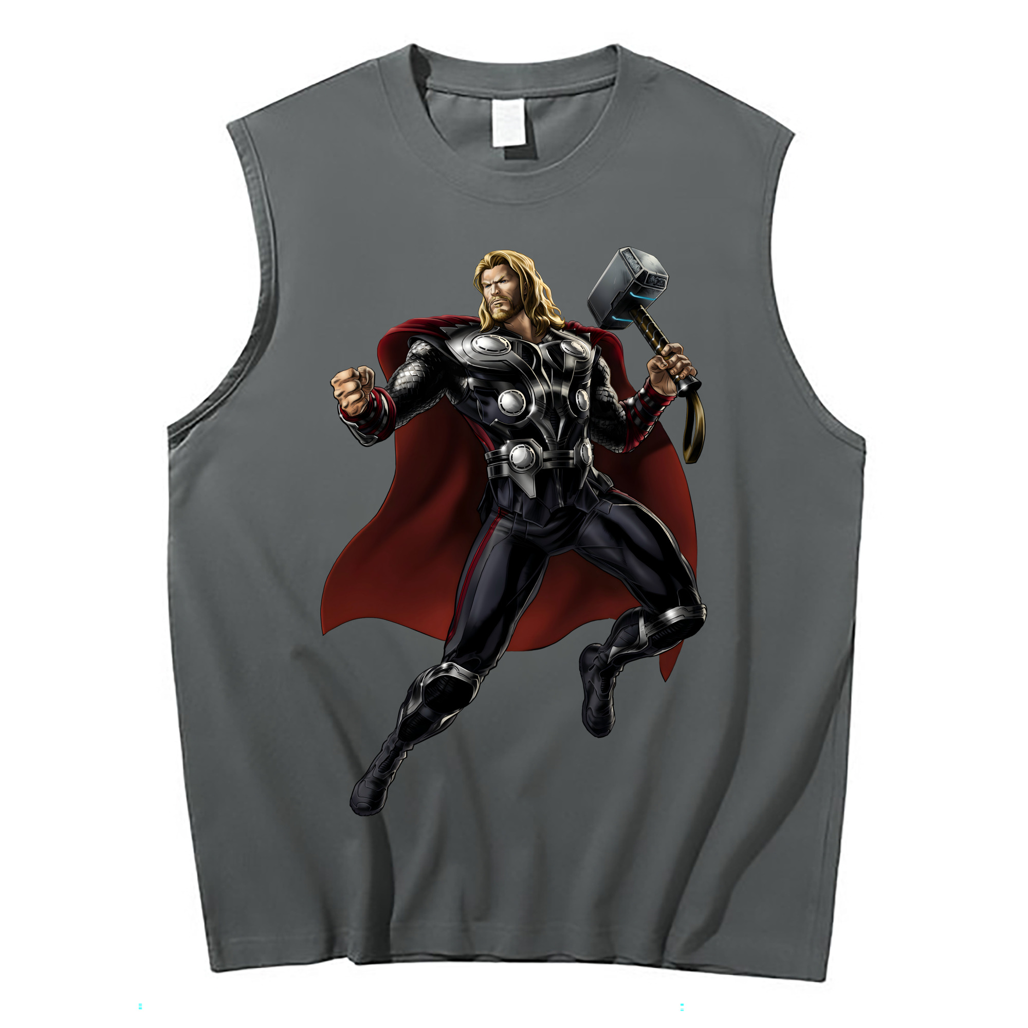 （画像用） アベンジャーズ The Avengers コットン100％タンクトップ（フロントプリント）